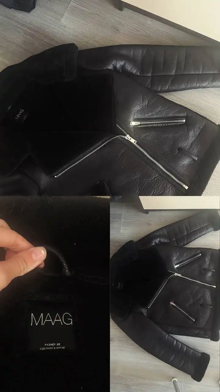 Дубленка зимняя, размер XS