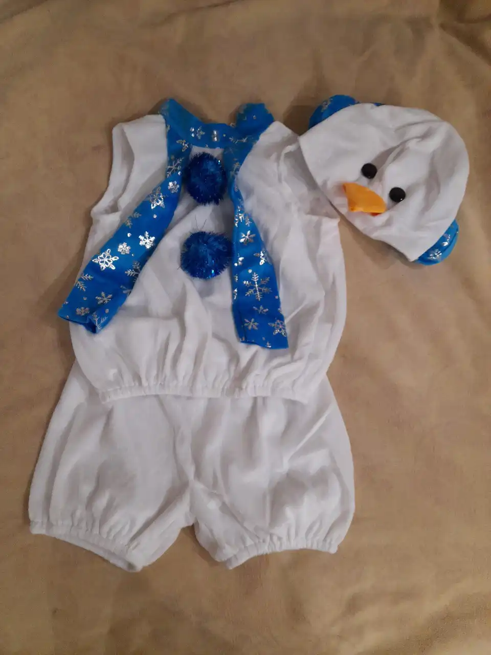 Костюм снеговика детский