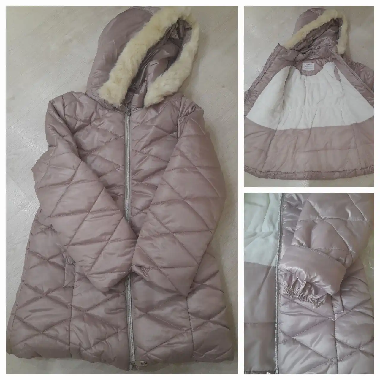 Зимнее пальто для ребенка р.122 новое без бирок