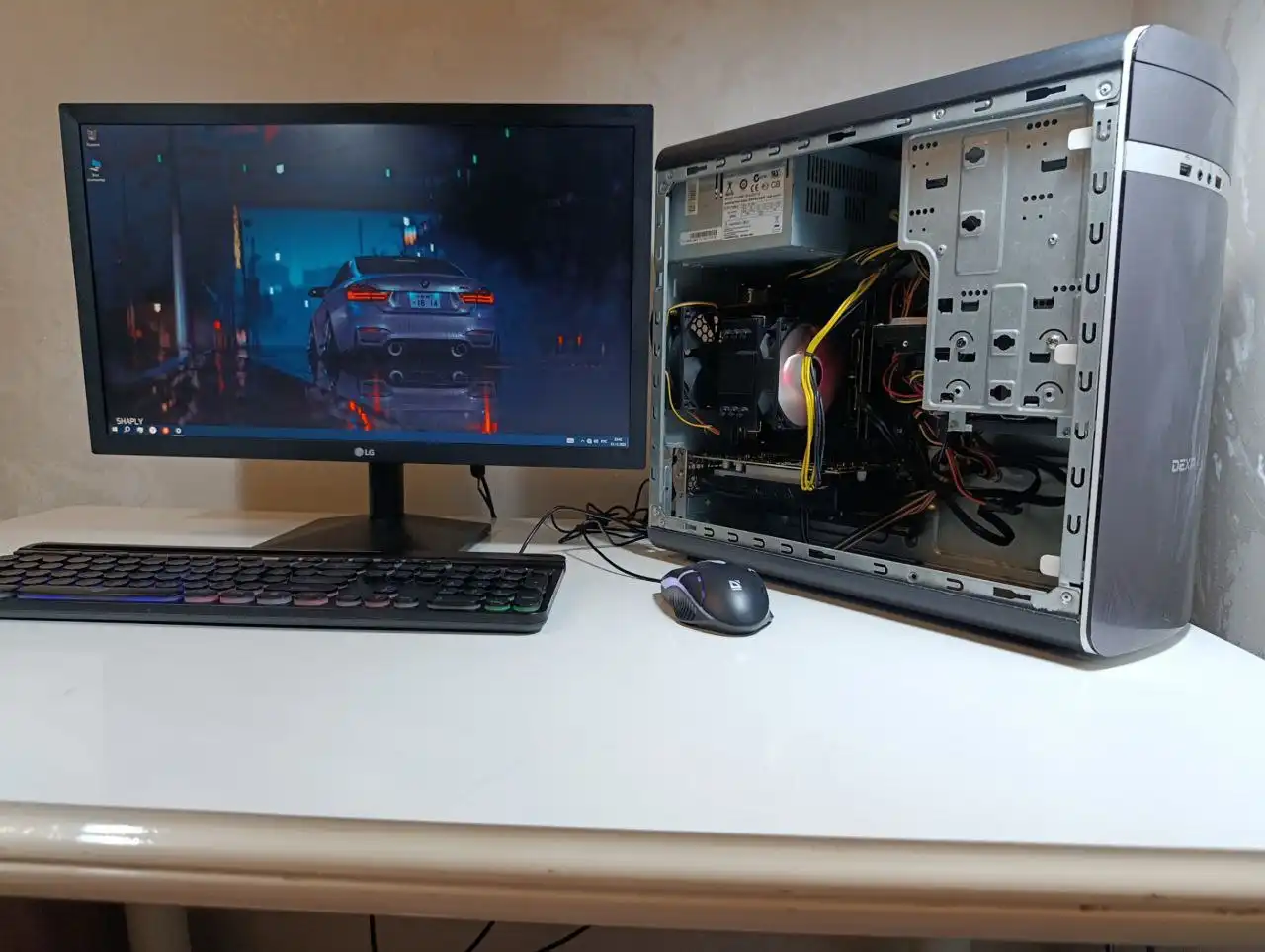 Персональный компьютер Intel Core i3-9100 с монитором