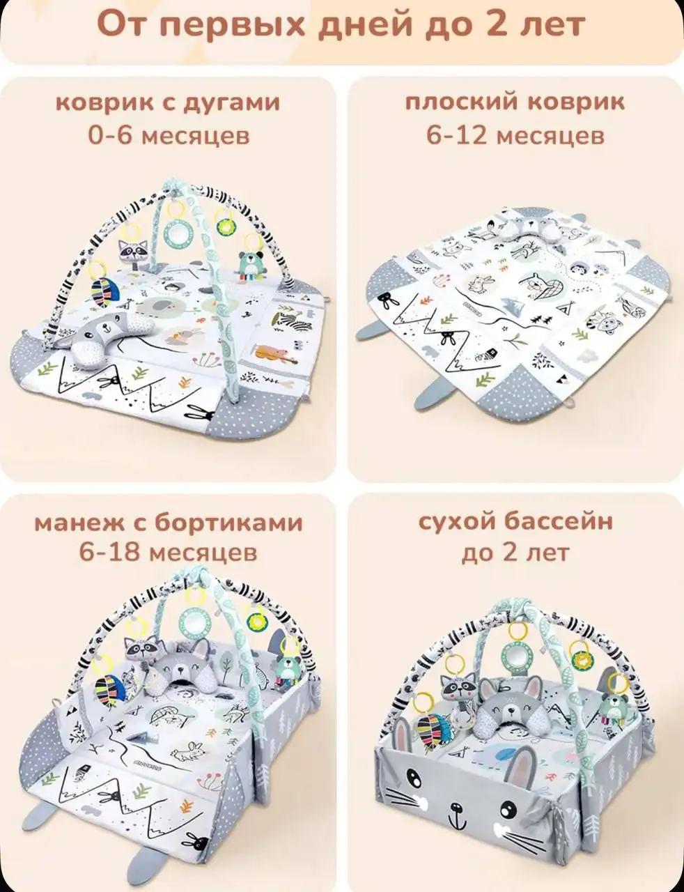 Продам развивающий коврик