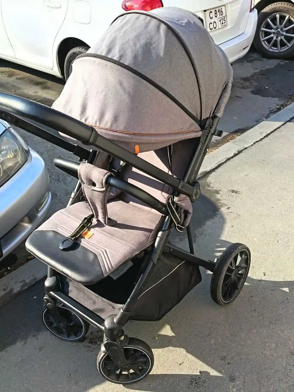 Коляска с перекидной ручкой Luxmom