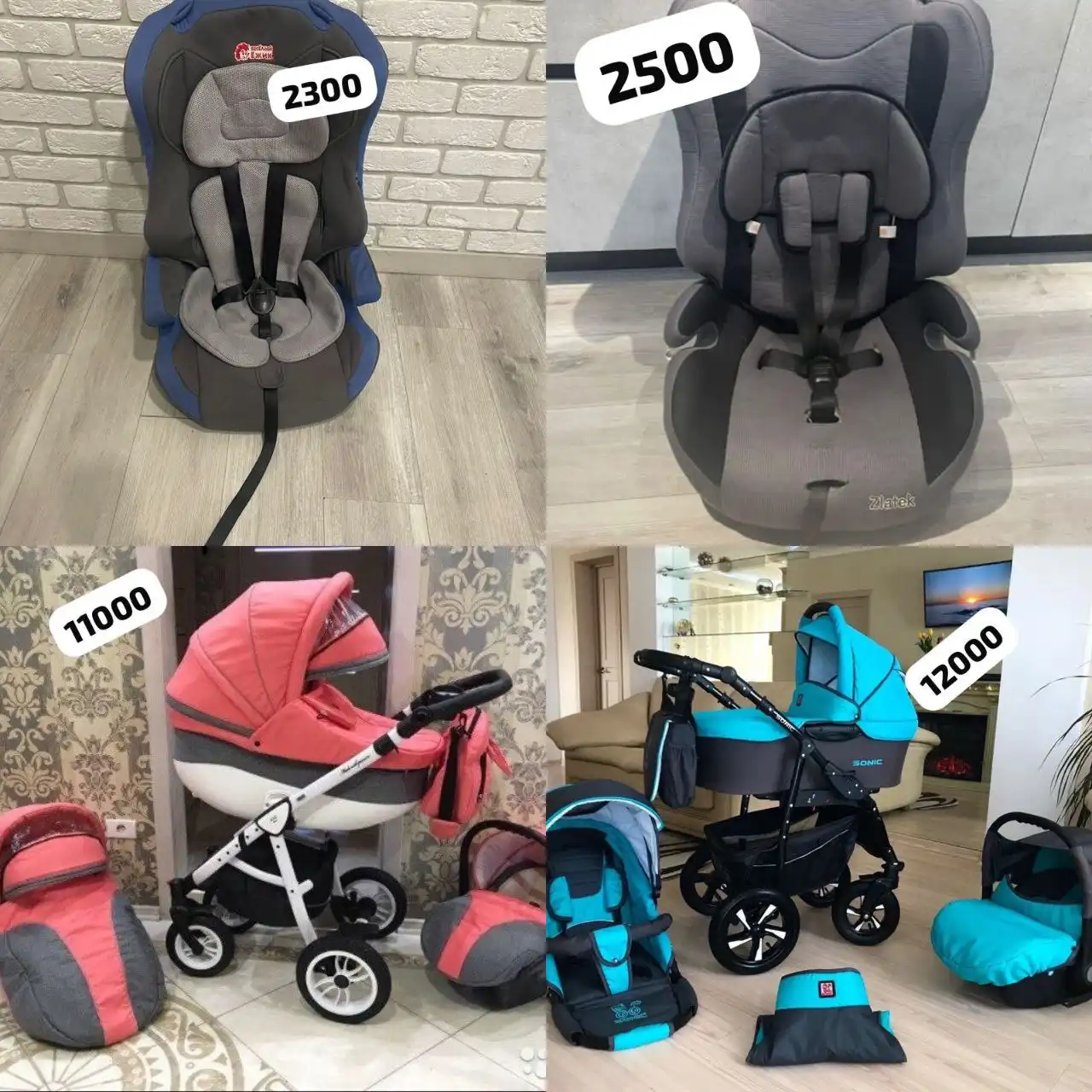 Продам коляски 3 в 1 и автокресло - Детские коляски и автокресла (Товары для детей) в Владивосток