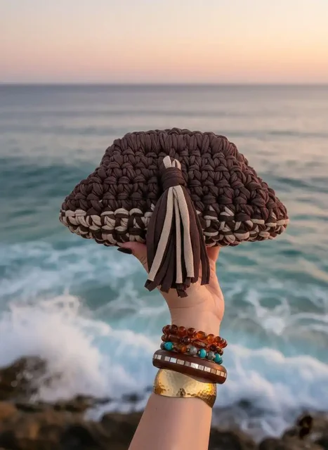 Стильная вязаная косметичка "пельмешка" ручной работы - Детские товары в Владивосток