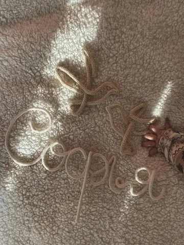 Вязаные имена для малышей - Люльки и кроватки в Владивосток