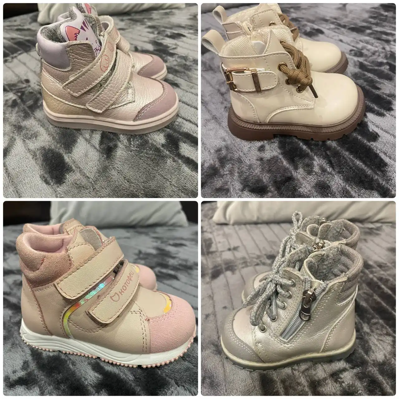 Демисезонные ботинки для девочки размером 19 - Обувь (Товары для детей) в Владивосток