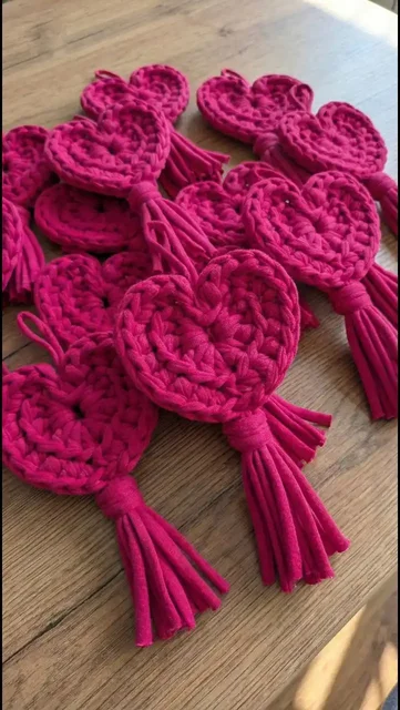 Обвес на сумочку в виде сердечка - Аксессуары в Владивосток