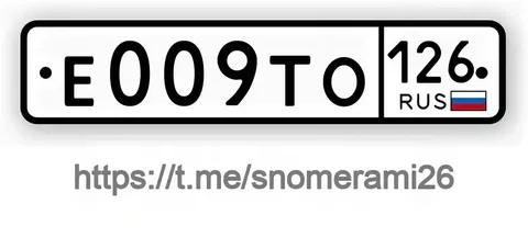 Продажа госномера Е009ТО126 - частное объявление в Ставрополь