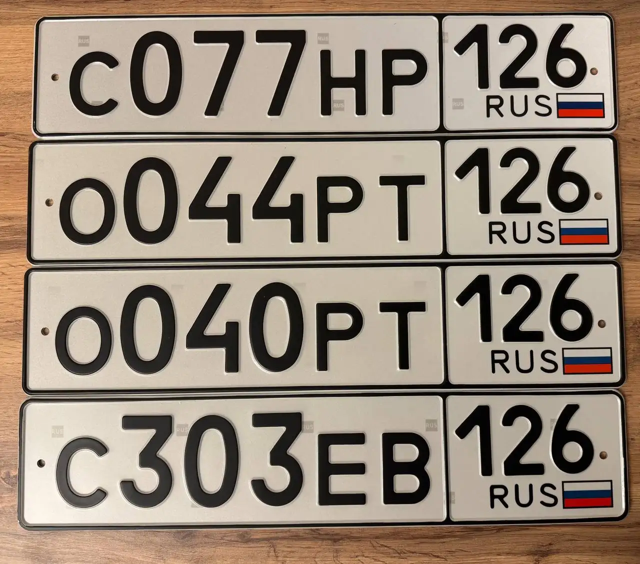 Продажа госномеров (4 шт.) - 0040РТ126, С303ЕВ126 - Номера (Госномера) в Ставрополь