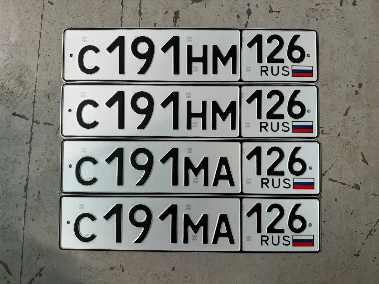 Продажа госномеров (8 шт.) - С191МА, С535МЕ126 - Номера (Госномера) в Ставрополь