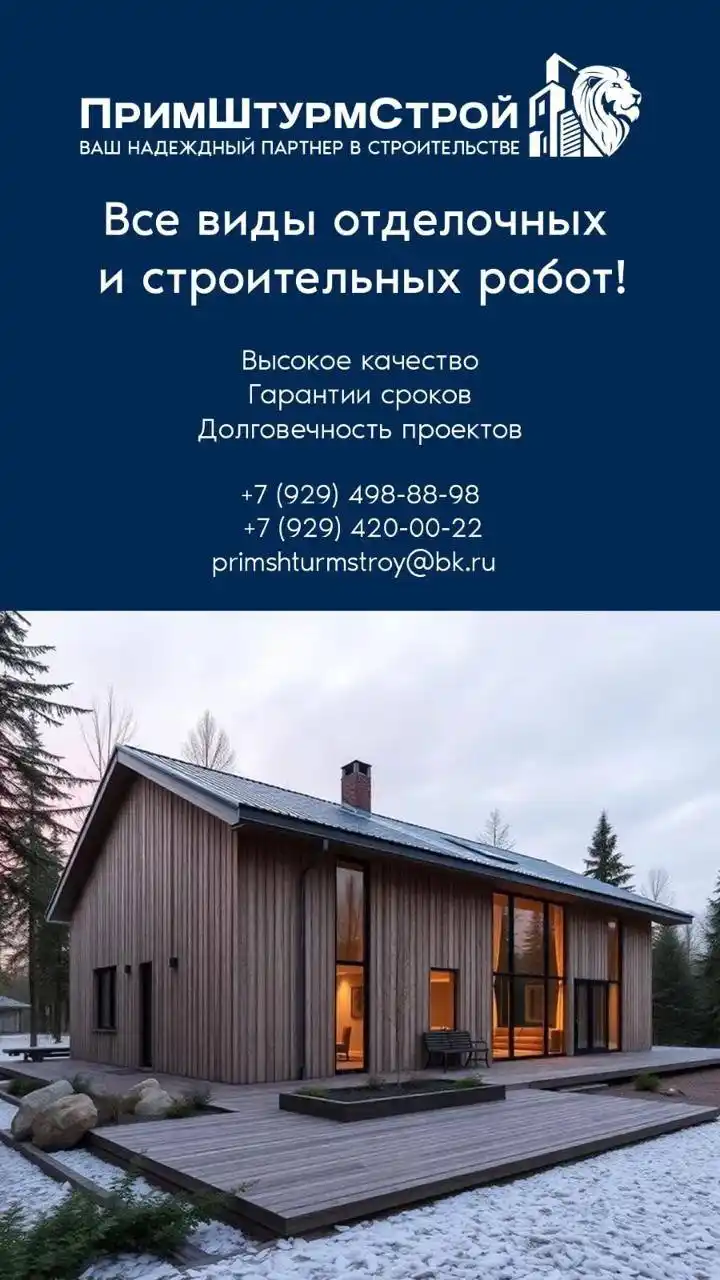 Строительные и отделочные работы