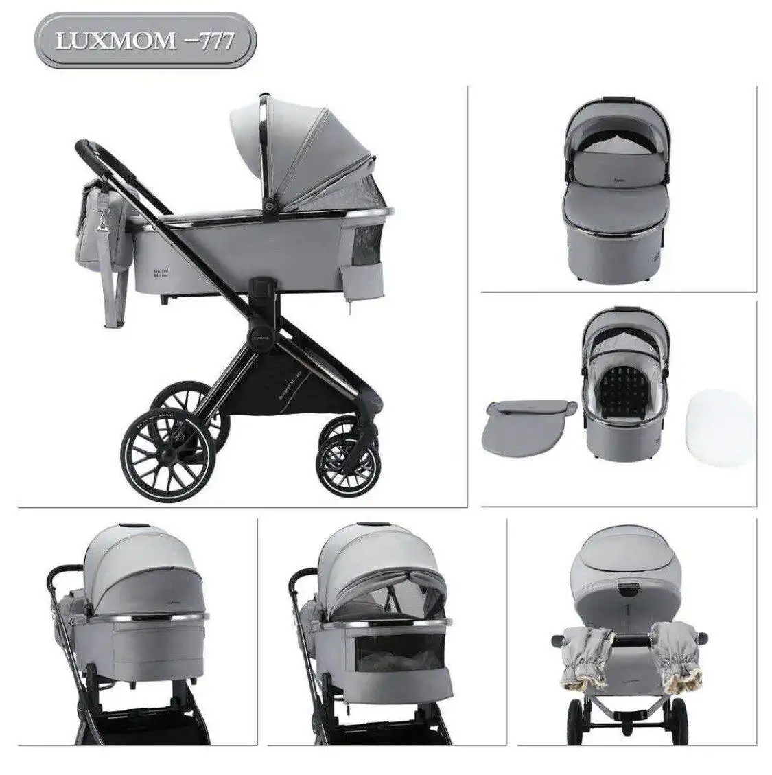 Модульная коляска Luxmom 777