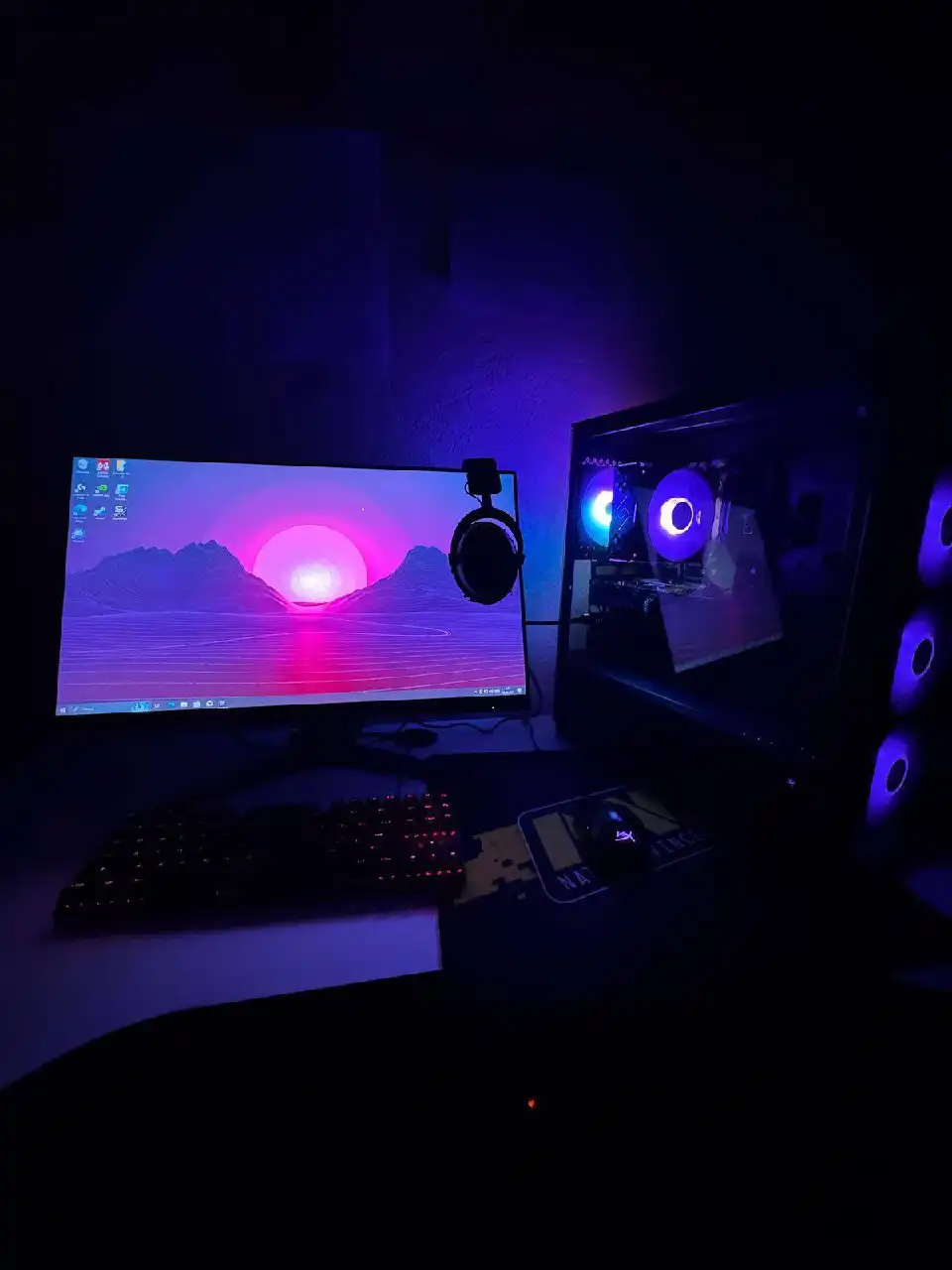 Игровой ПК с монитором и комплектующими