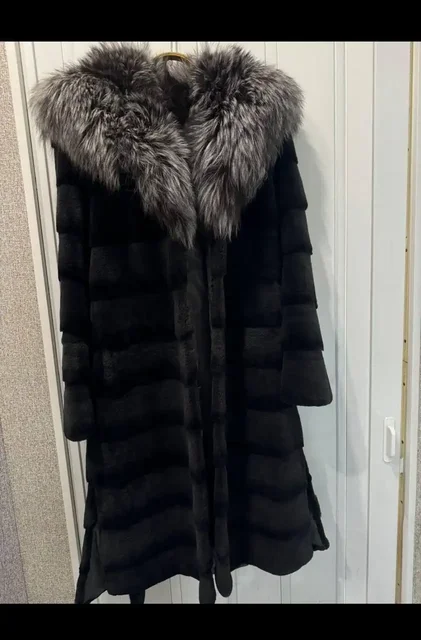 Шикарная шуба из натурального меха лисы-бобра - Одежда в Владивосток