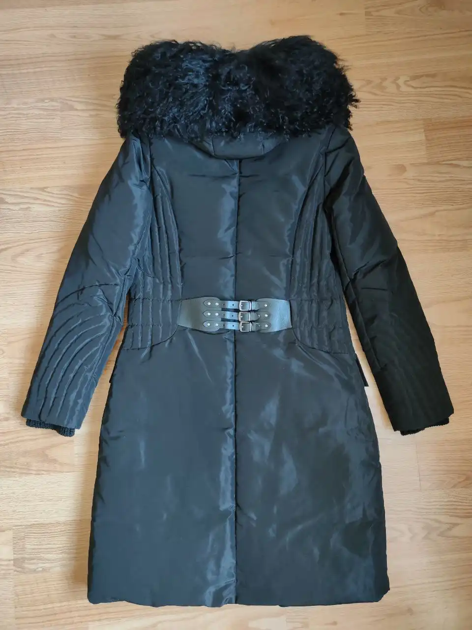 Пуховик-куртка New Lait зимний черный размер 46 (М)