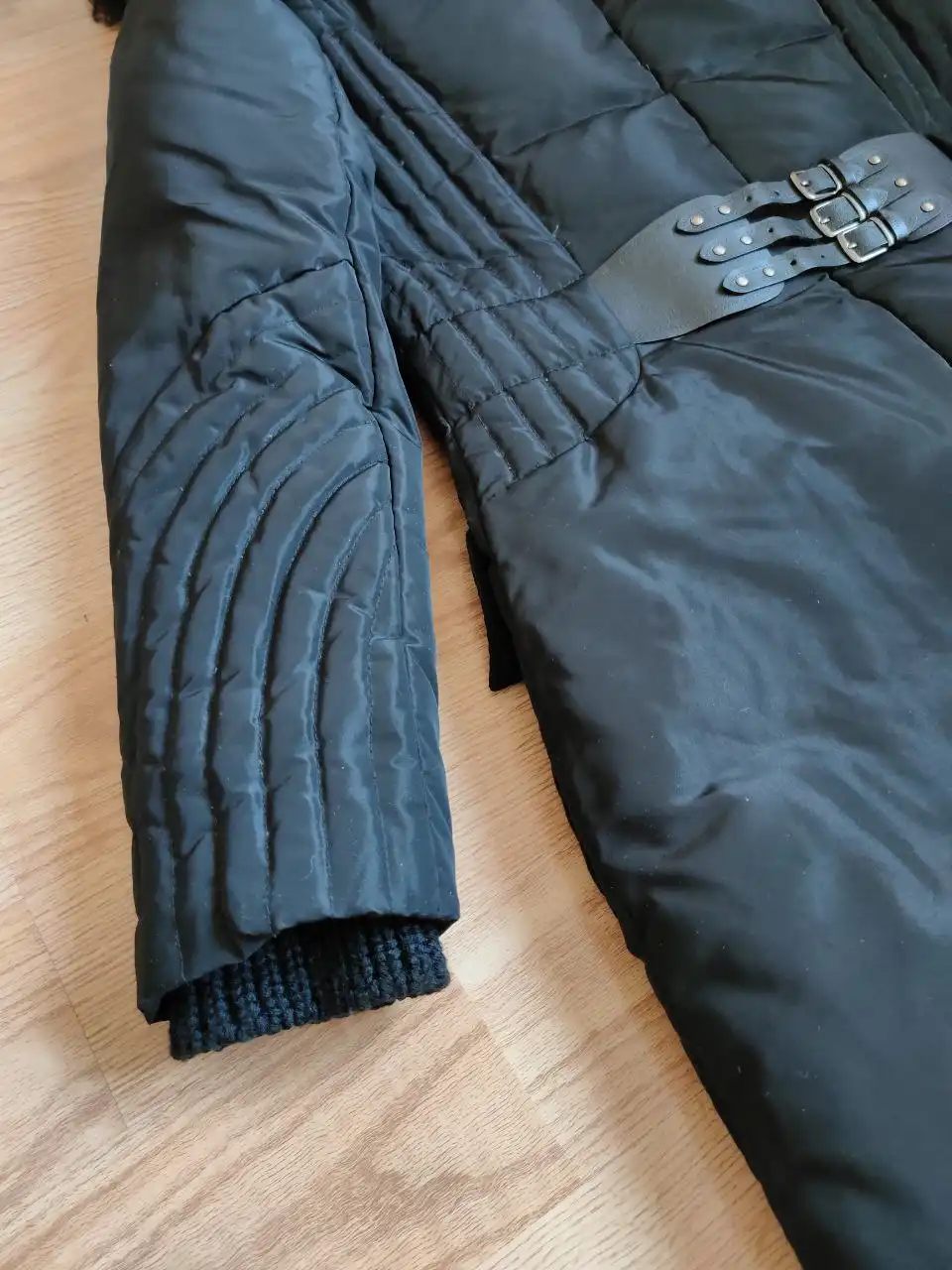 Пуховик-куртка New Lait зимний черный размер 46 (М)