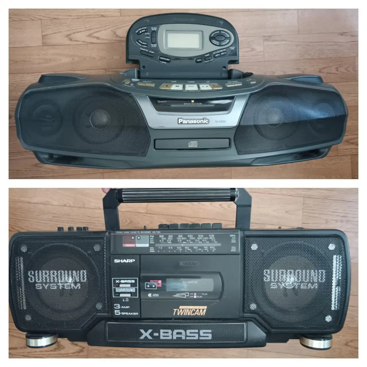 Продажа двух б/у магнитофонов SHARP и PANASONIC