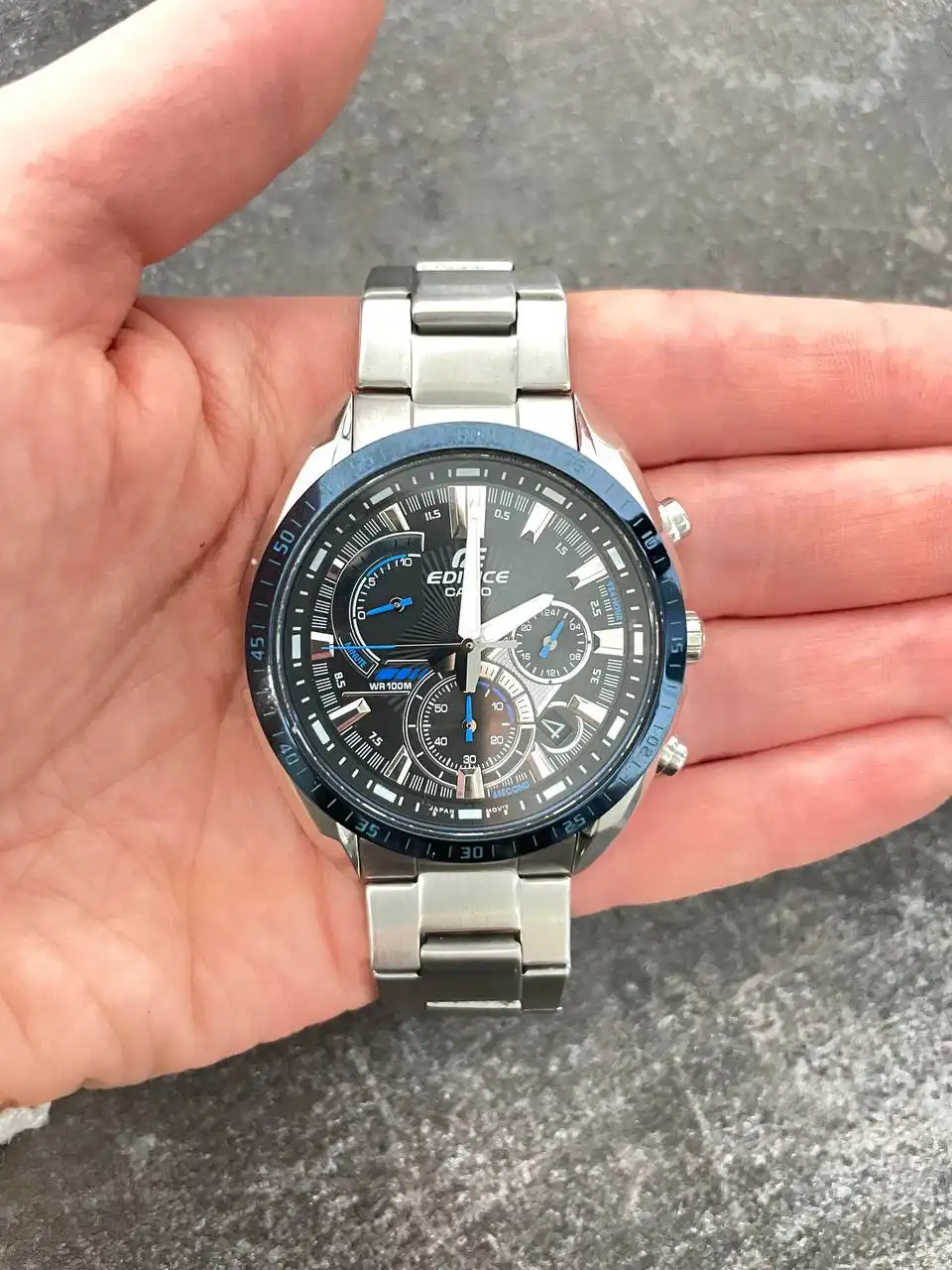 Casio Edifice мужские часы на стальном браслете