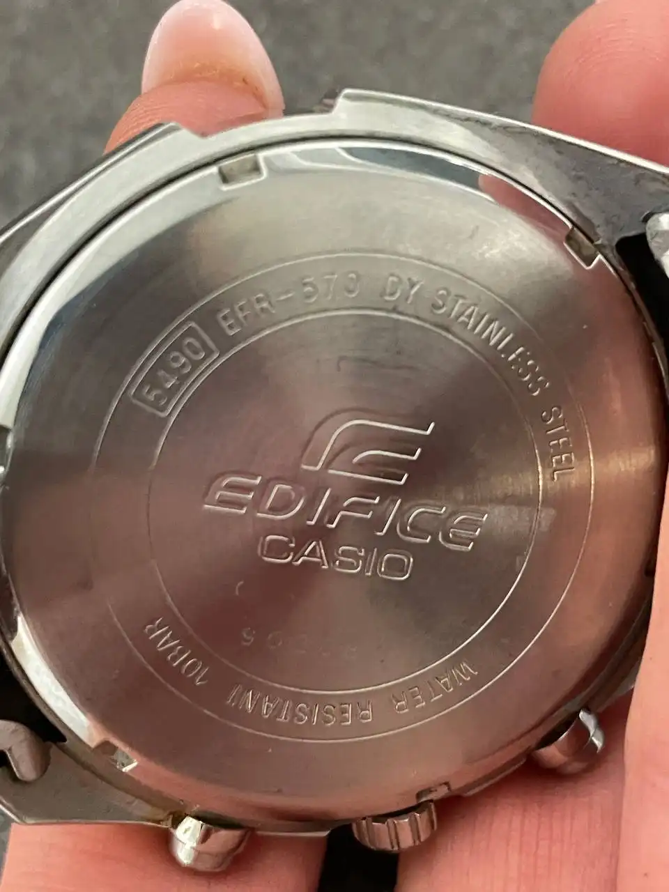 Casio Edifice мужские часы на стальном браслете