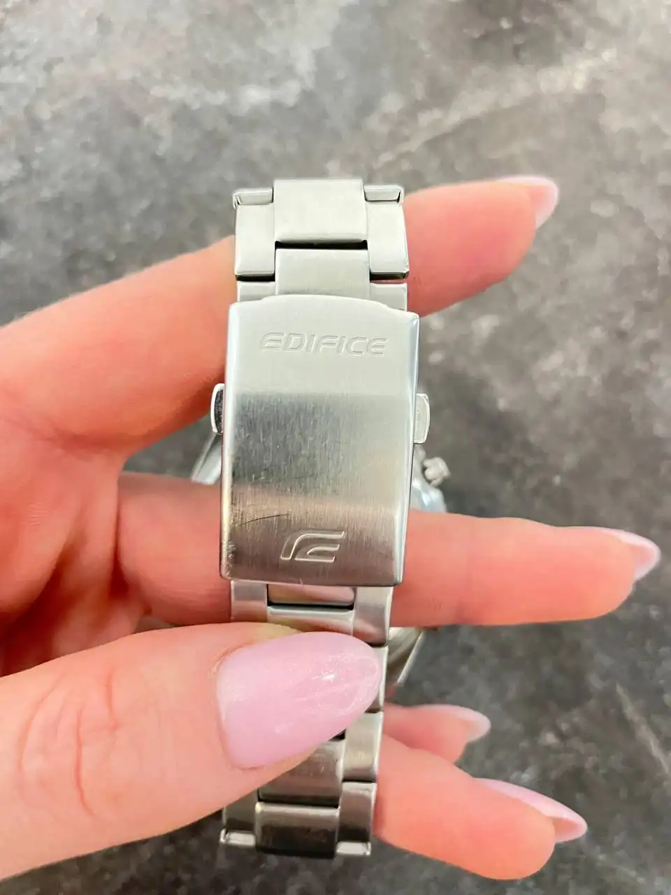 Casio Edifice мужские часы на стальном браслете