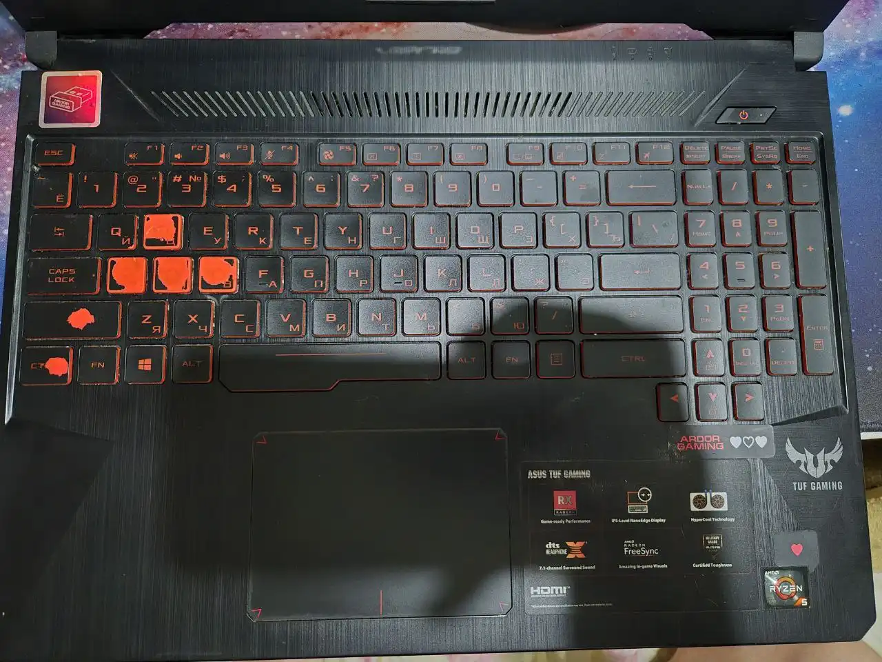 Продаю ноутбук AMD Ryzen 5 3550H с видеокартой Radeon RX 560X