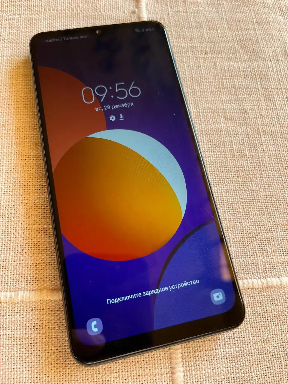 Смартфон Samsung M12 4/32 Гб в хорошем состоянии