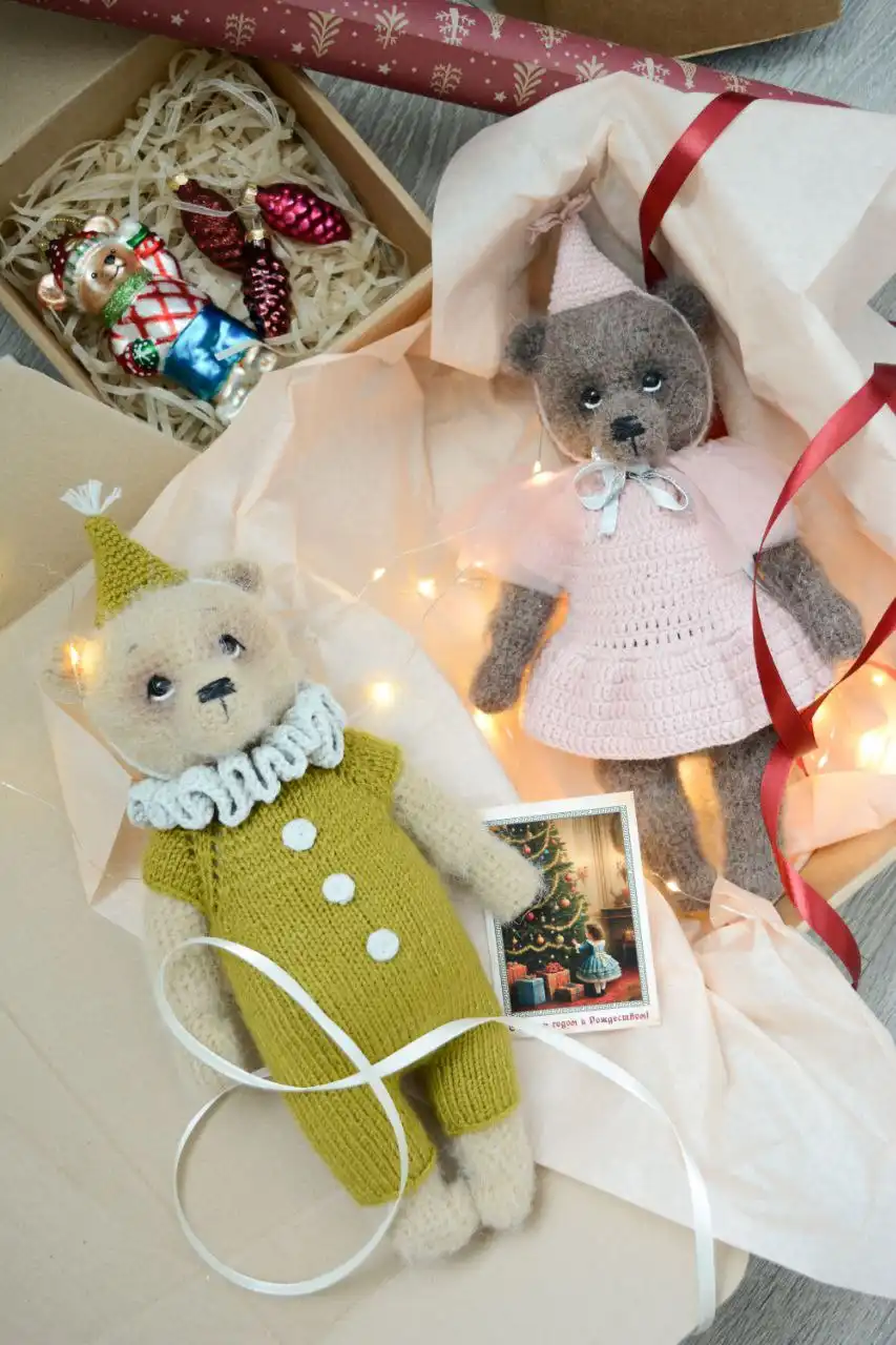 Игрушки в стиле тедди с одеждой - Игрушки ручной работы (Хобби и отдых) в Владивосток