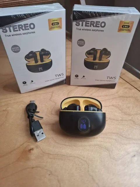 Беспроводные наушники TWS с LED дисплеем - Электроника в Владивосток