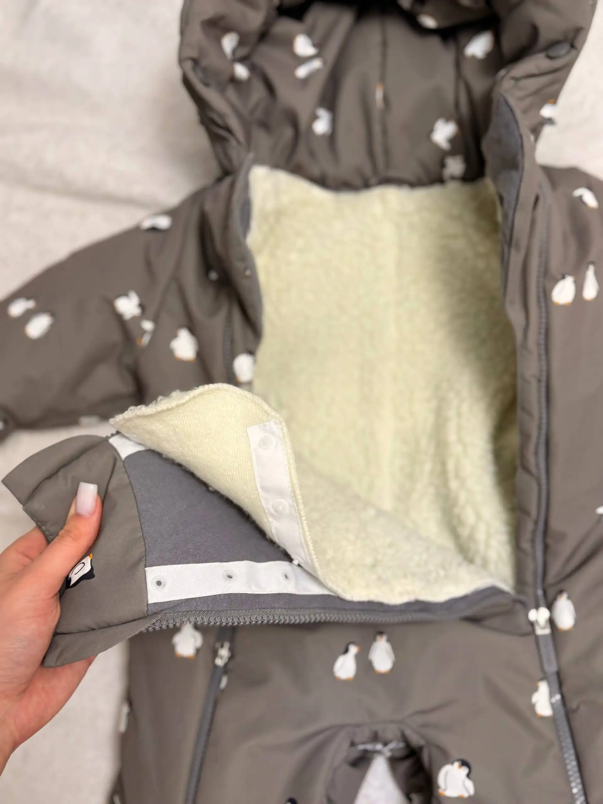 Детский комбинезон осень-зима с овчиной - Детская одежда (Барахолка) в Владивосток