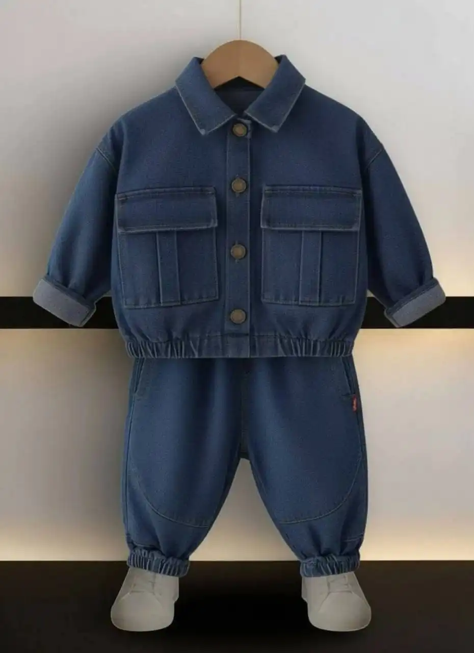 Детский джинсовый костюм размер 80-90 - Детская одежда (Одежда) в Владивосток