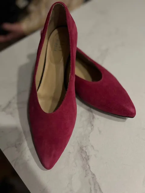 Лодочки без каблука фуксия - Одежда в Владивосток