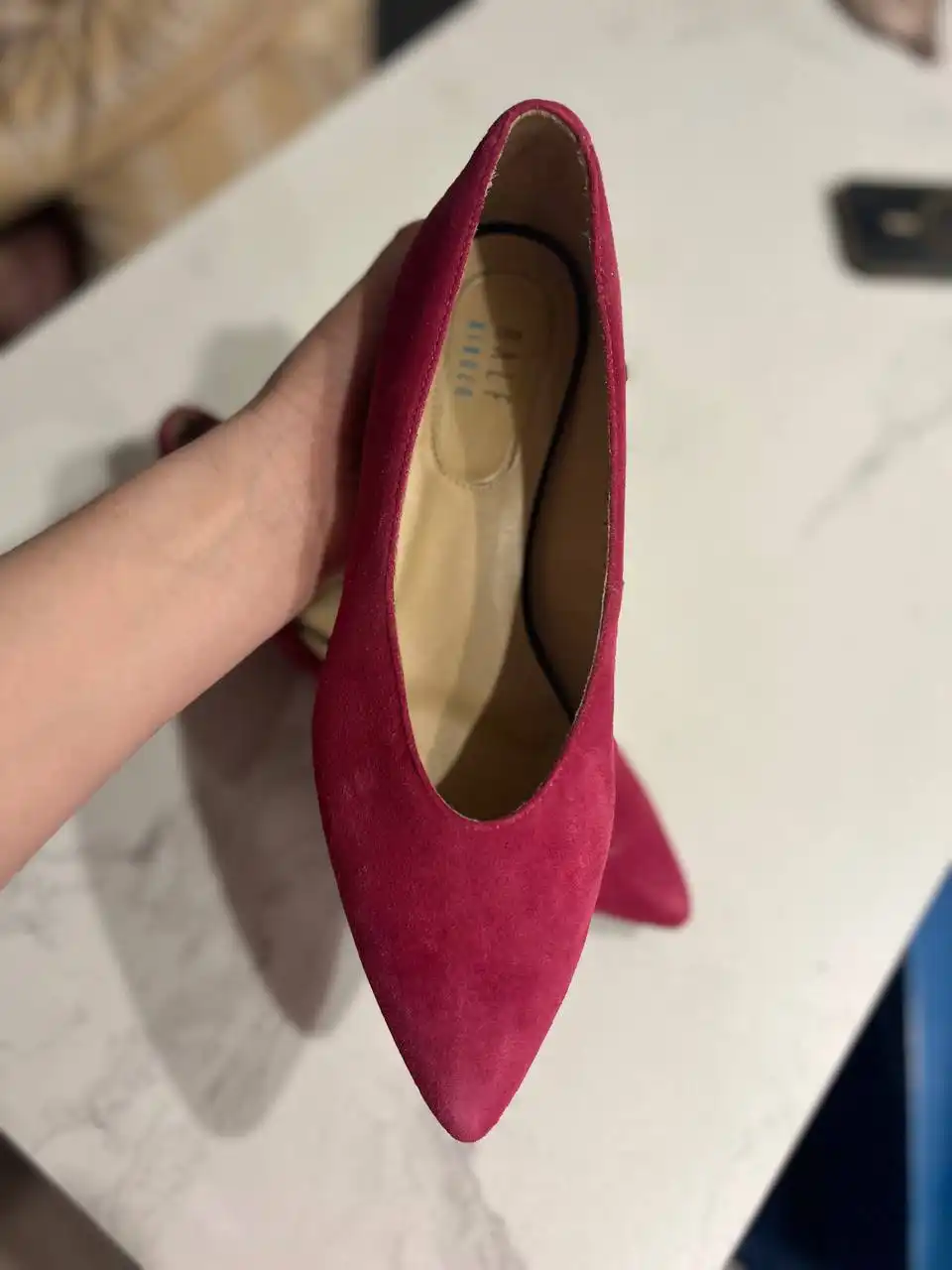 Лодочки без каблука фуксия - Обувь (Одежда) в Владивосток
