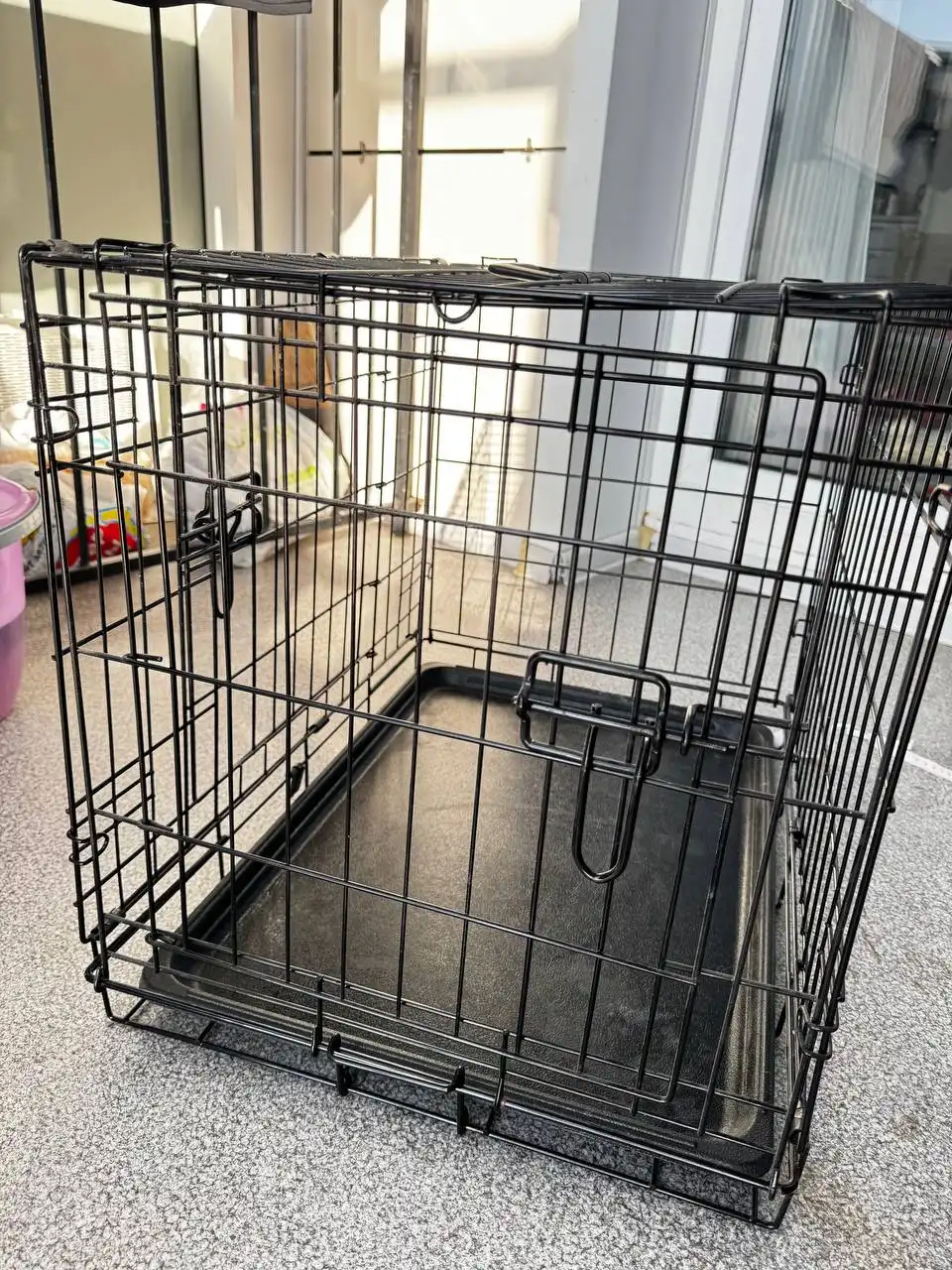 Складная клетка для питомца с двумя дверями - Барахолка в Владивосток