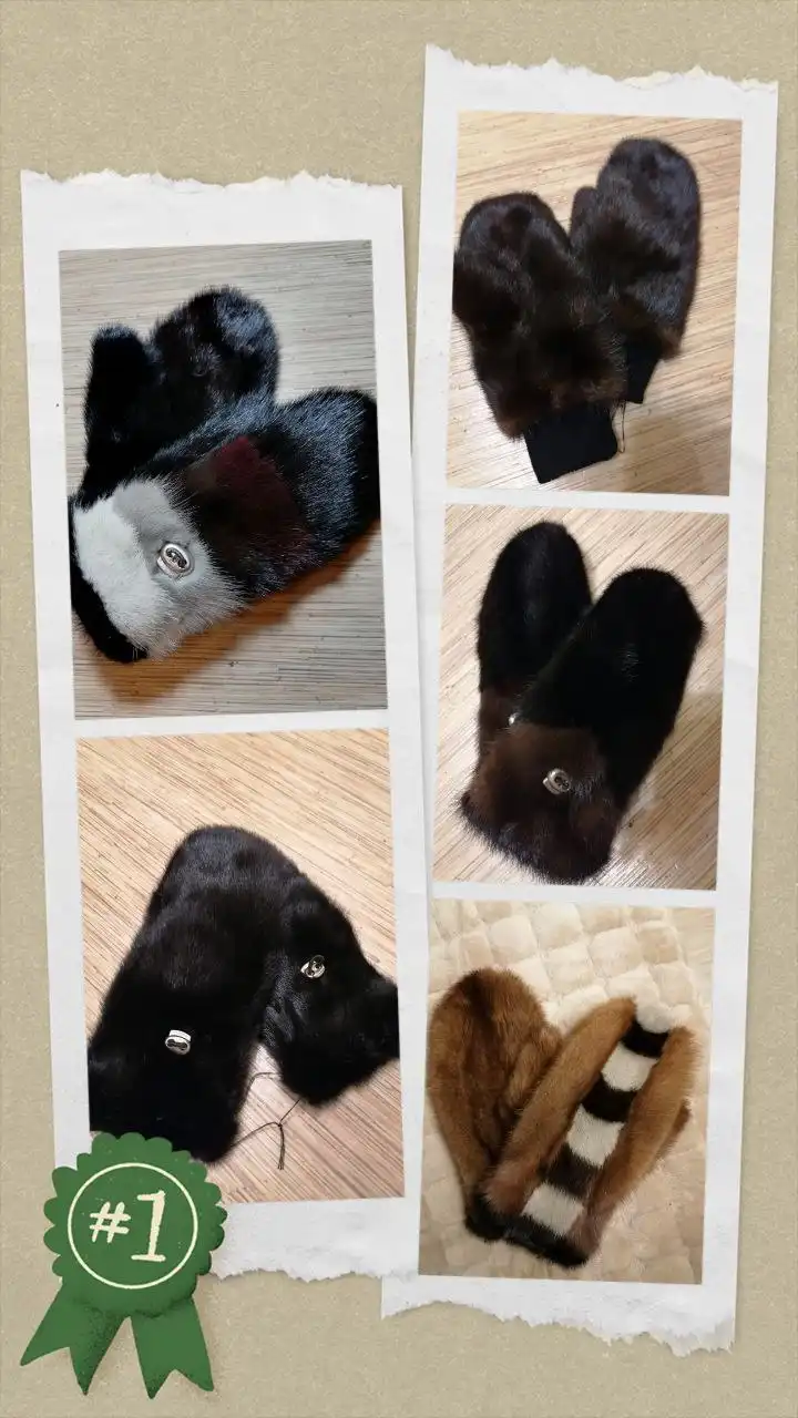 Варежки из норки - Одежда (Барахолка) в Владивосток