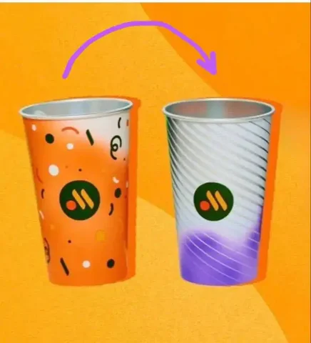 Обмен оранжевого стакана на фиолетовый - DVD диски в Владивосток