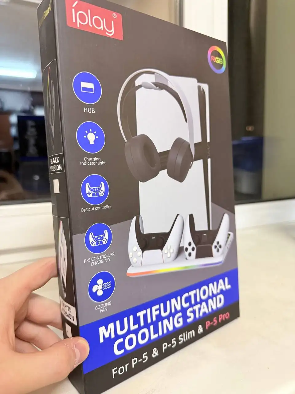 Продам подставку-кулер для PS5 - Аксессуары для игровых консолей (Электроника) в Владивосток