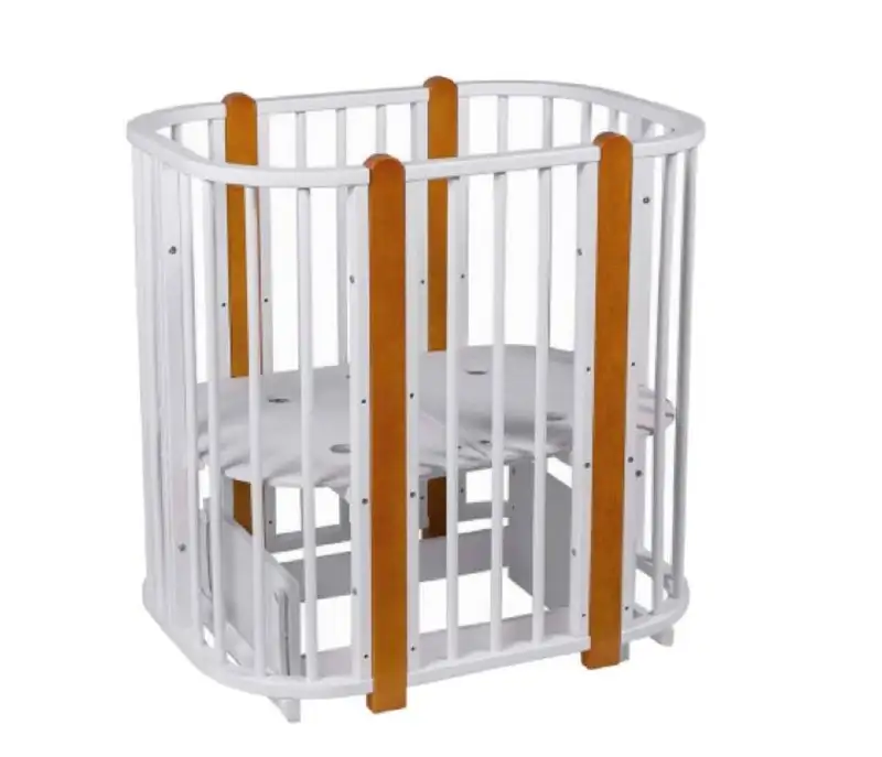 Продам современную кроватку трансформер 5 в 1 овальной формы для ребенка - Мебель (Товары для детей) в Владивосток