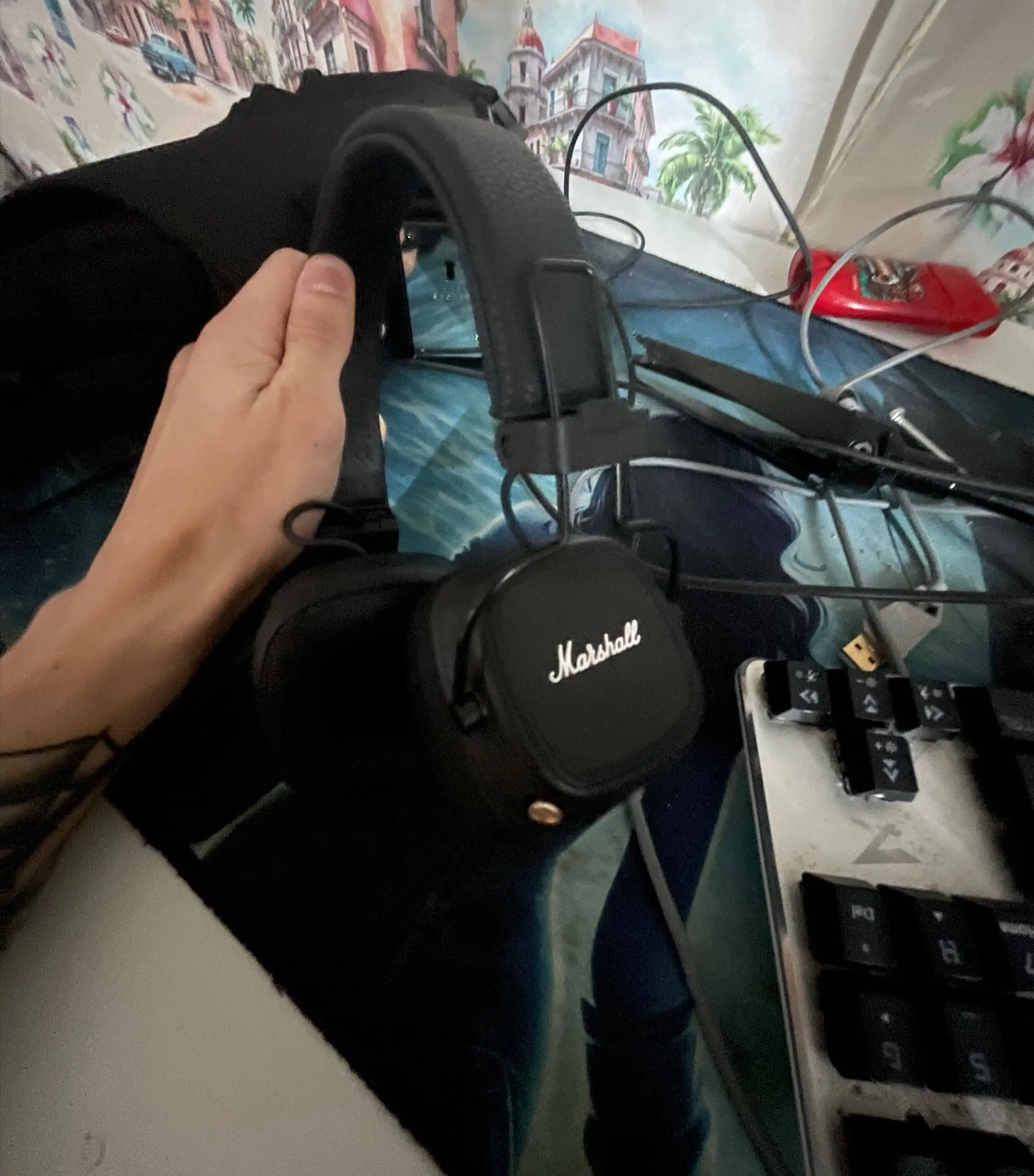 Продам наушники Маршл фастом - Наушники (Электроника) в Владивосток