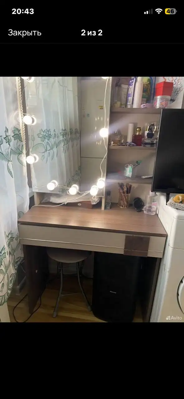 Продажа туалетного столика с зеркалом и подсветкой - Для дома и дачи в Владивосток