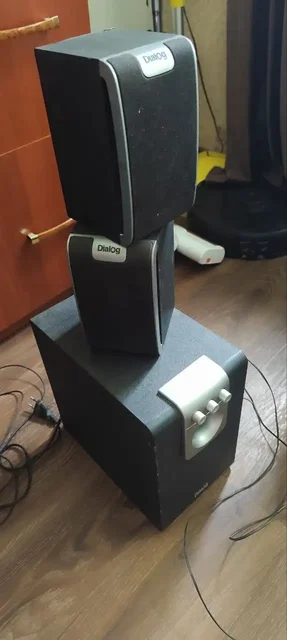 Колонки Dialog 2.1 и ИБП APC Back-UPS ES-550 - Строительная техника в Владивосток