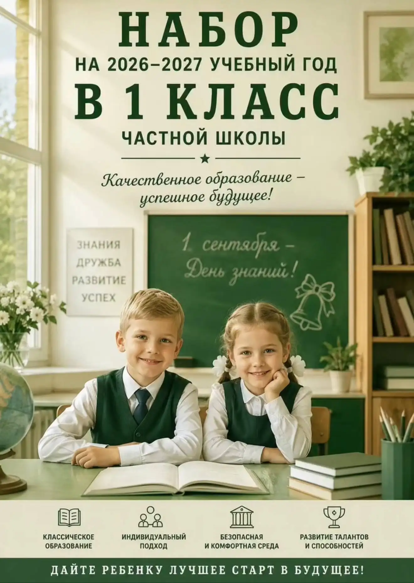 Набор в 1-2 класс на 2026-2027 год - Образование (Услуги) в Артём