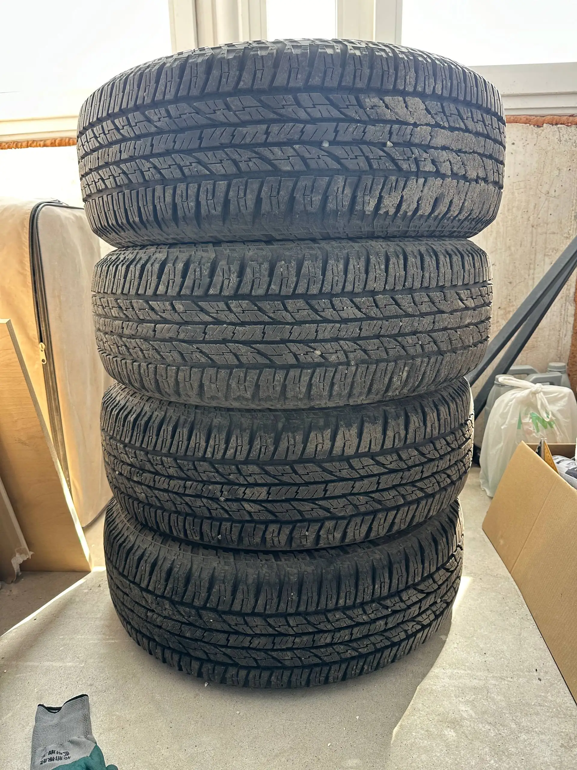 Комплект шин Yokohama Geolandar A/T G015 215/65 R16, 2025 г. - Шины (Авто) в Владивосток