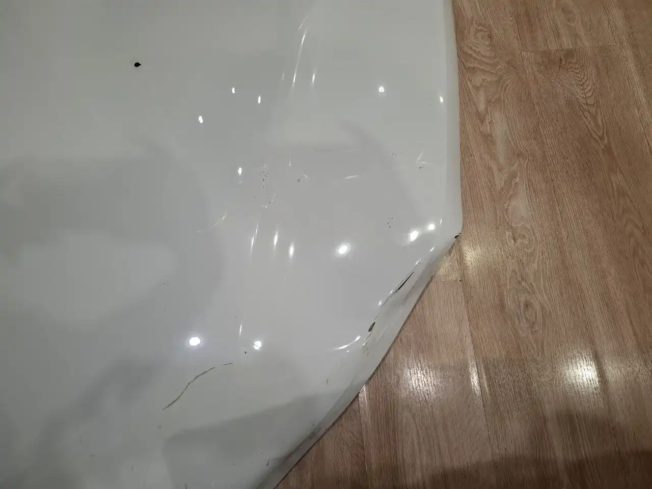 Продам капот на Lada Vesta Cross белого цвета - Автозапчасти (Запчасти) в Волгоградская область