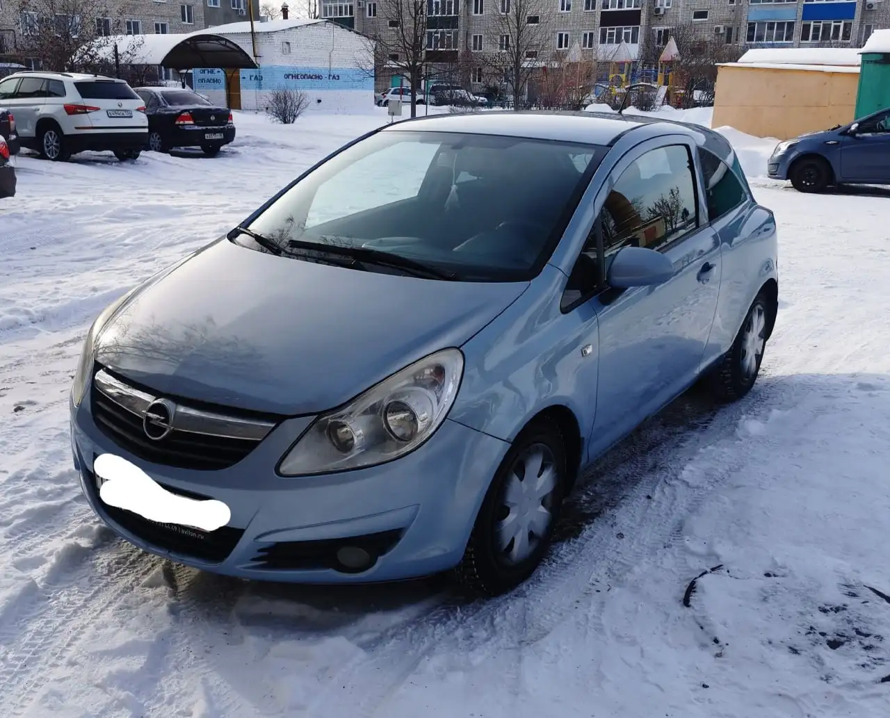 Продажа Opel Corsa 2008 г.в. с зеленой автопокраской - Легковые автомобили (Авто) в Волгоград