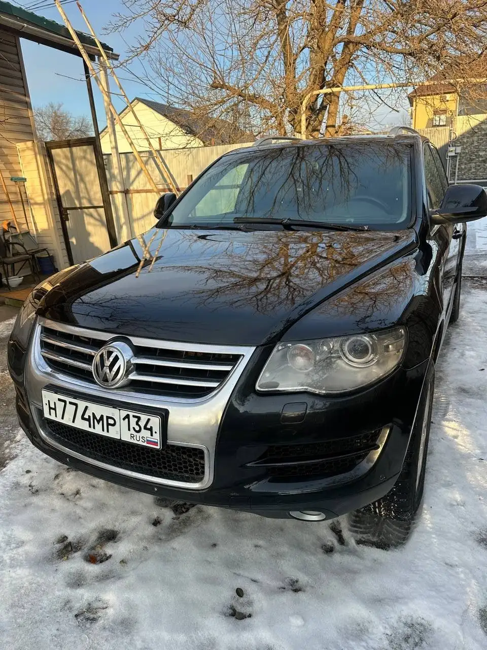 Volkswagen Touareg 3.0 AT 2008 года на пружинах - Внедорожник (Авто) в Волгоград