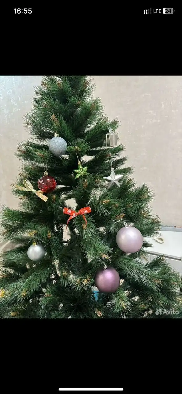 Продам елку 180см с игрушками