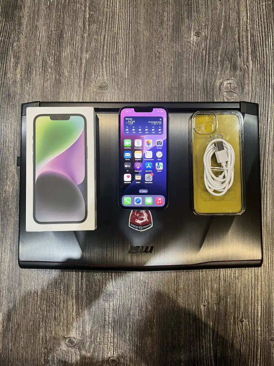 iPhone 14 128 ГБ Черного цвета - Смартфоны (Электроника) в Ставрополь