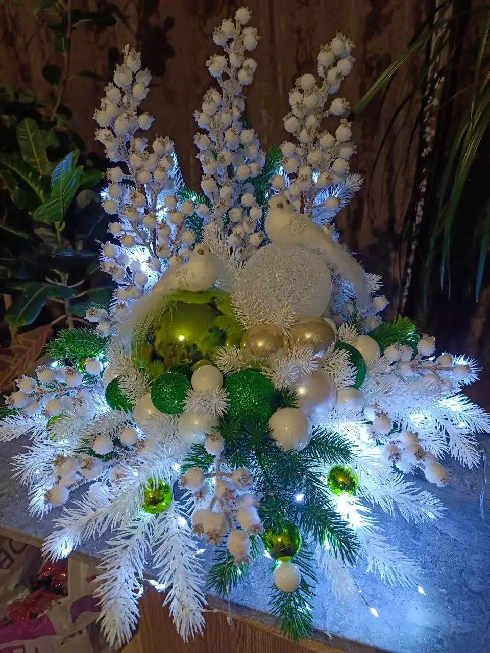 Новогодние светильники ручной работы