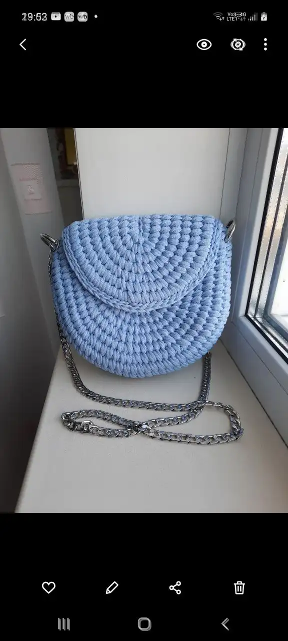 Сумочка из полиэфирного шнура