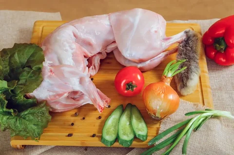 Продам свежее домашнее мясо кролика - Животные в Баклаши